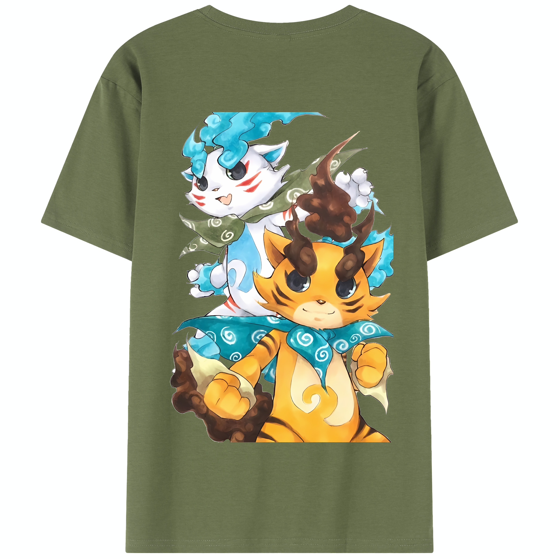 （画像用） 妖怪ウォッチ Yo-kai Watch 綿100％半袖Tシャツ（背面プリント）